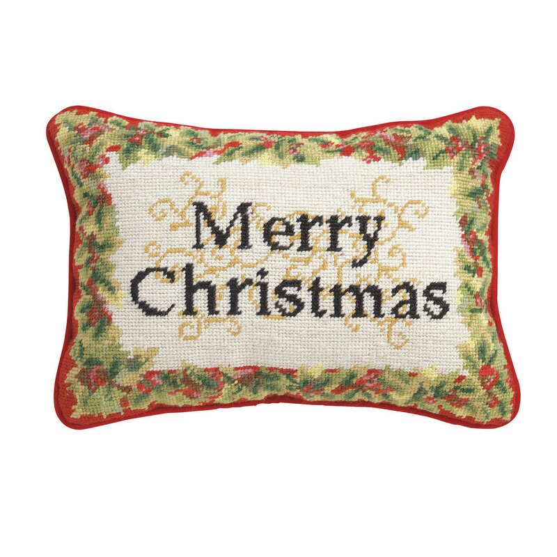 christmas lumbar pillow